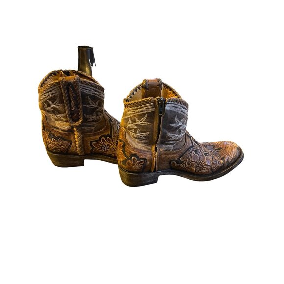 Old Gringo Polo Chale Boots Size 10B Zipper Leather SEE PHOTOS - Picture 3 of 10